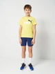 Детский летний комплект (футболка + шорты) Puma Essentials 2 Color No.1 Logo 68629835 122-128 см Lemon Meringue (4069161992919) - изображение 1
