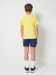 Детский летний комплект (футболка + шорты) Puma Essentials 2 Color No.1 Logo 68629835 122-128 см Lemon Meringue (4069161992919) - изображение 2
