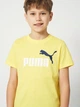 Детский летний комплект (футболка + шорты) Puma Essentials 2 Color No.1 Logo 68629835 122-128 см Lemon Meringue (4069161992919) - изображение 5