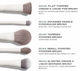 Набор кистей для лица Morphe Portrait Mode 5-Piece Face Brush Set - изображение 6