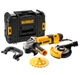 Кутова шліфмашина DeWALT DWE4257KT, алмазний шліфлиск, захисні кожухи, валіза (DWE4257KT) - зображення 1