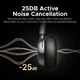 Навушники UGREEN HP207 Studio Plus Active Noise Cancelling Bluetooth 6.0 Over-Ear Silver Brown (75629) - зображення 4