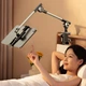 Держатель для телефона/планшета RTAKO ZM-050 360° Dual Turbo Auto-Lock Lazy Bracket Black (6975068278286) - изображение 6