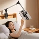 Держатель для телефона/планшета RTAKO ZM-050 360° Dual Turbo Auto-Lock Lazy Bracket Black (6975068278286) - изображение 7