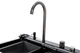 Мийка кухонна PIANO P-7 7546 чорна з нержавіючої сталі 75*46*22 BLACK ( А0059852 ) - зображення 4