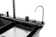 Мийка кухонна PIANO B-7 7546 чорна з нержавіючої сталі 75*46*22 BLACK ( А0059853 ) - зображення 5