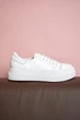 Стильные кеды PARADIZE SHOES кожаные белого цвета на высокой подошве 36 размер (стелька 23,4 см) - изображение 2