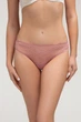 Жіночі труси бразиліана з мережива та сітки Giulia MUSE 2202/32 S Pink-ash, кружевні бразиліани, рожеві трусики,повсякденна нижня білизна - зображення 3