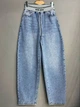 Джинсы женские Vanver 258 MOM skater jeans талия на резинке бананы 28 голубые - изображение 4