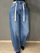 Джинси жіночі Vanver 2009 skater jeans банани з поясом 27 сині - зображення 4