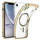 Чехол Fiji Chrome для Apple iPhone XR с MagSafe и защитой камер Gold - изображение 1