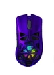 Миша бездротова Aula SC 620 Print з акумулятором та підсвічуванням 2,4G+Bluetooth Violet - зображення 1