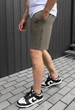 Трикотажні шорти Staff dark olive logo XS - изображение 2