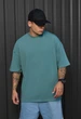 Футболка Staff dark turquoise oversize XS - зображення 1