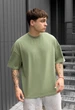 Футболка Staff green oversize S - изображение 1