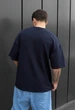 Футболка Staff navy oversize premium XS - изображение 2