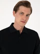 Поло длинное мужское Pierre Cardin G021SZ082-000-2314481(Siyah) XL Черное (8683859229840) - изображение 5