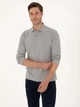 Поло довге чоловіче Pierre Cardin G021SZ082-000-2314481 (Gri) 2XL Сіре (8683859229246) - зображення 4