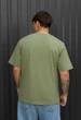 Футболка Staff green oversize XS - зображення 2
