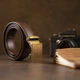 Чоловічий ремінь шкіряний з автоматичною пряжкою латунь Vintage Коричневий 3079-84786 - зображення 9