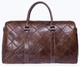 Сумка дорожно-спортивная кожаная Vintage коричневая 30 л 43 5×33×21 см унисекс без колес 56034 - изображение 13