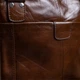 Мужская кожаная сумка через плечо из натуральной кожи Vintage вертикальная для документов коричневая 59101 - изображение 14