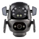 Уличная смарт камера XO CR04 Robot Dual защитой от воды и пыли IP66 съёмка Full HD памяти до 128Gb и модулем Wi-Fi 2.4G Черный - изображение 1