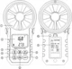 Анемометр крыльчатый 0,3-30м/с, -10-45°C WINTACT WT87A - изображение 8