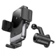 Держатель для смартфона Hoco HW13 Speed Wireless 15W поворота на все 360° разъем Type-C Fast Charging Black Gray - изображение 6