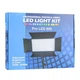 Профессиональная Лампа LED Camera Light 33cm (E-800) адаптера типа Cold Shoe/ батарей NP-F550/F570 емкость 2400mAh Черный - изображение 2