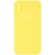 Чохол Silicone Case Square Full Camera для iPhone Xs Max 51.Mellow Yellow - изображение 1