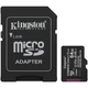 Memory card microSDXC 64Gb Kingston Canvas Select Plus Gen3 100R A1 C10, Retail + adapter - зображення 1