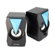 Акустична система 2.0 Microlab B-22, 6Вт RGB Led USB чорна - изображение 4