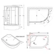 Гидромассажный бокс Lidz Tani SBM120x80L.SAT.HIGH.GR - изображение 2