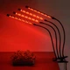 Фитолампа LED Grow Light USB на 4 лампы для растений и рассады, светодиодная лампа для роста и цветения - изображение 7