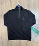 Кофта Polo Ralph Lauren 1/3 zip (полузамок) размер S черный цвет - изображение 4