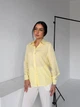 Жіноча базова сорочка на гудзиках Uaclothes 42-44 Жовтий (like36973-174001349) - зображення 5