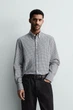 Сорочка Zara оксфорд сірий 0975/495/043 L - изображение 1