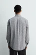 Сорочка Zara оксфорд сірий 0975/495/043 L - изображение 2