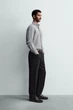 Сорочка Zara оксфорд сірий 0975/495/043 L - изображение 3