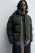 Куртка Zara дута водовідштовхуюча хакі 0732/312/529 S - изображение 5