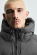 Куртка пуховик Zara водовідштовхувальний сірий 6318/399/110 S - изображение 5
