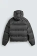 Куртка пуховик Zara водовідштовхувальний сірий 6318/399/110 S - изображение 8