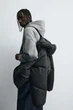 Куртка Zara водовідштовхувальна чорний 3046/402/800 M - изображение 4