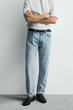 Джинси ZARA Slim Tapered Fit синій 4060/303/406 30 - изображение 3