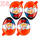 Шоколадные яйца Kinder Joy Funko Stranger Things 4 шт по 20 г с игрушкой-сюрпризом (9399CBE6C8F4) - изображение 1