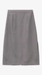 Юбка однотонная женская GENUA G011230-0003 5XL Серый shop (2000999386107) - изображение 3
