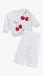 Костюм для дівчинки Mini Papi 10355 92 см Сірий shop (2000999472770) - зображення 1