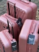 Ударопрочный Wings Большой Валіза дорожня L на колесах Wings 110 литров TD190 (рожевий) - изображение 4