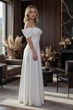 Длинное белое платье FirstWoman M белый 43406371 - изображение 3